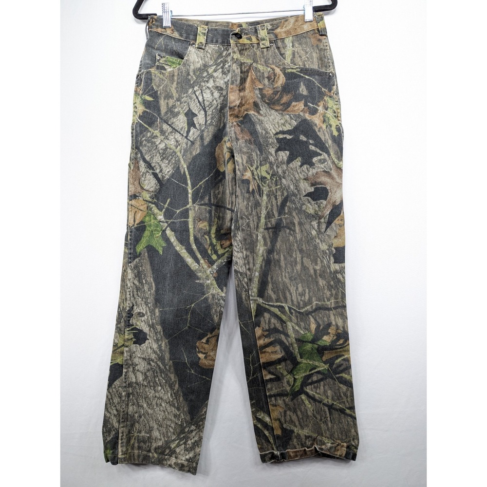 FieldStaff Mossy Oak Mens Camo Carpenter Jeans 30x30 Cotton Utility Pants WM444
